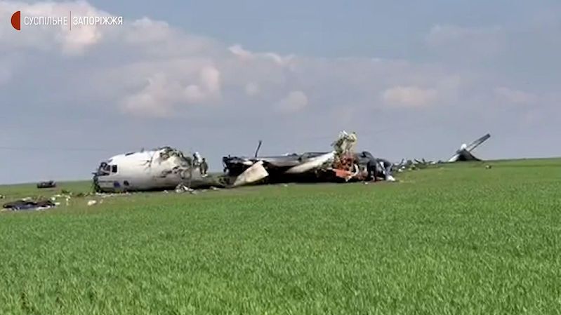Na Ukrajině havaroval dopravní letoun
